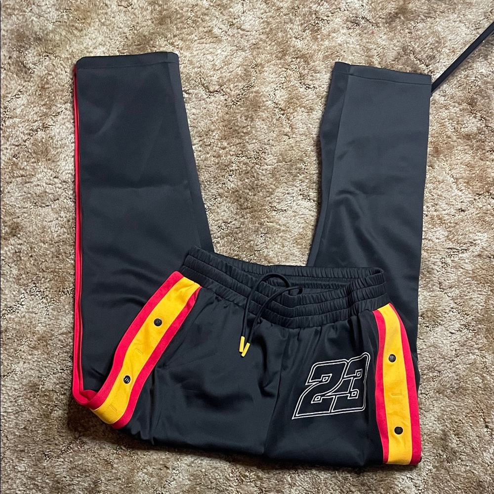 NWT Men’s McDonald’s NASCAR Tearaway Snap Button‎ Pants Size Large